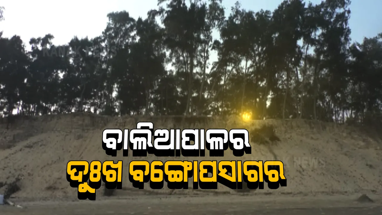 ବାଲେଶ୍ୱର ବାଲିଆପାଳ ପାଇଁ ଦୁଃଖ ପାଲଟିଛି ବଙ୍ଗୋପସାଗର । ଢେଉ ମାଡରେ ଭାସିଗଲାଣି ଝାଉଁବଣ । ଜନବସତି ଆଡକୁ ମାଡି ଆସୁଛି ସମୁଦ୍ର ।