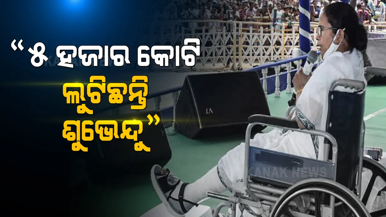  ନିଜକୁ ଗଧ କହିବା ଶହ ଶୁଭେନ୍ଦୁ ଅଧିକାରୀଙ୍କୁ ଗଦ୍ଦାର କହିଲେ ମମତା । କହିଲେ ଲୁଟିଛନ୍ତି ୫ ହଜାର କୋଟି । ମେଦିନାପୁରବାସୀଙ୍କ ସହ କରିଛନ୍ତି ପ୍ରତାରଣା