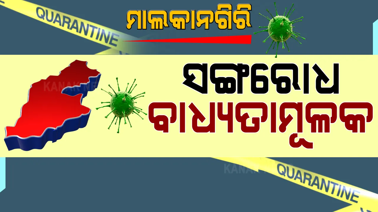  ବାହାର ରାଜ୍ୟରୁ ମାଲକାନଗିରି ଫେରୁଥିଲେ ସଙ୍ଗରୋଧ ବାଧ୍ୟତାମୂଳକ । ୭ ଦିନିଆ କ୍ୱାରେଣ୍ଟାଇନ ପାଇଁ ଜିଲ୍ଲା ପ୍ରଶାସନର ନିର୍ଦ୍ଦେଶ ।