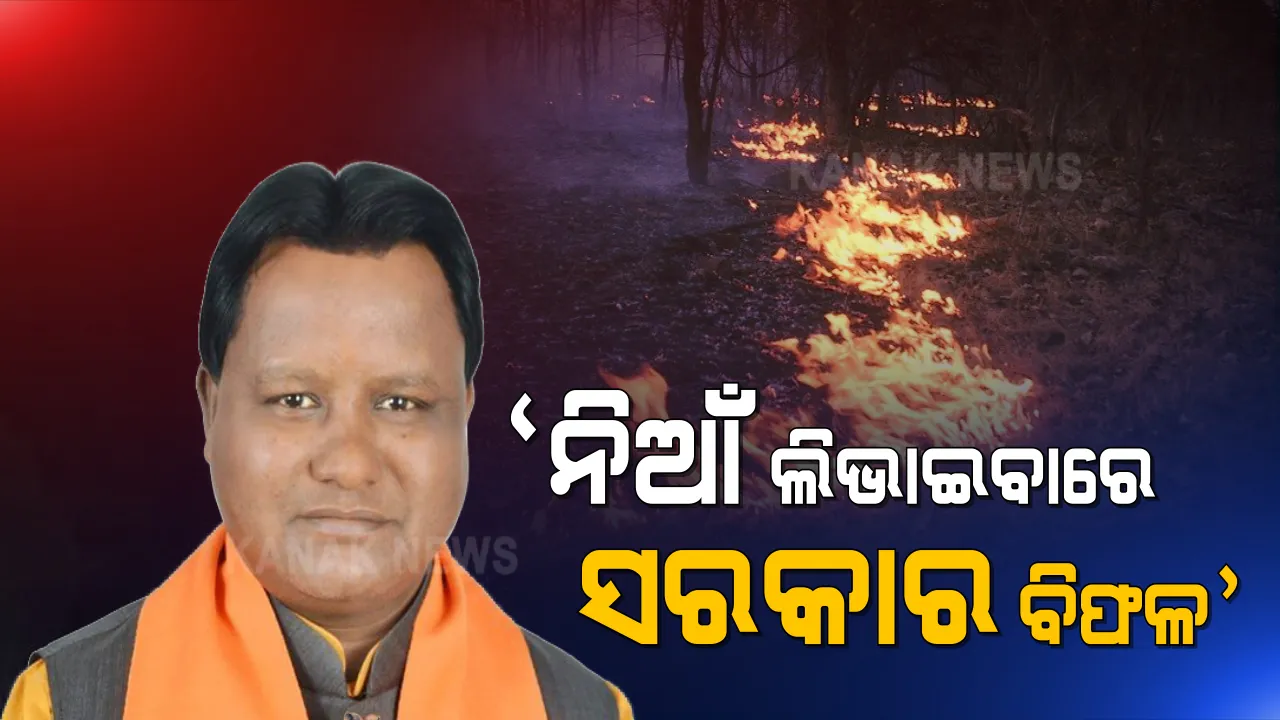  ଜଳୁଛି ଶିମିଳିପାଳ, ନିଆଁ ଲିଭାଇବାରେ ସରକାର ଫେଲ । ପ୍ରେସମିଟରେ ସରକାରଙ୍କୁ ଟାର୍ଗେଟ କଲା ବିଜେପି ।