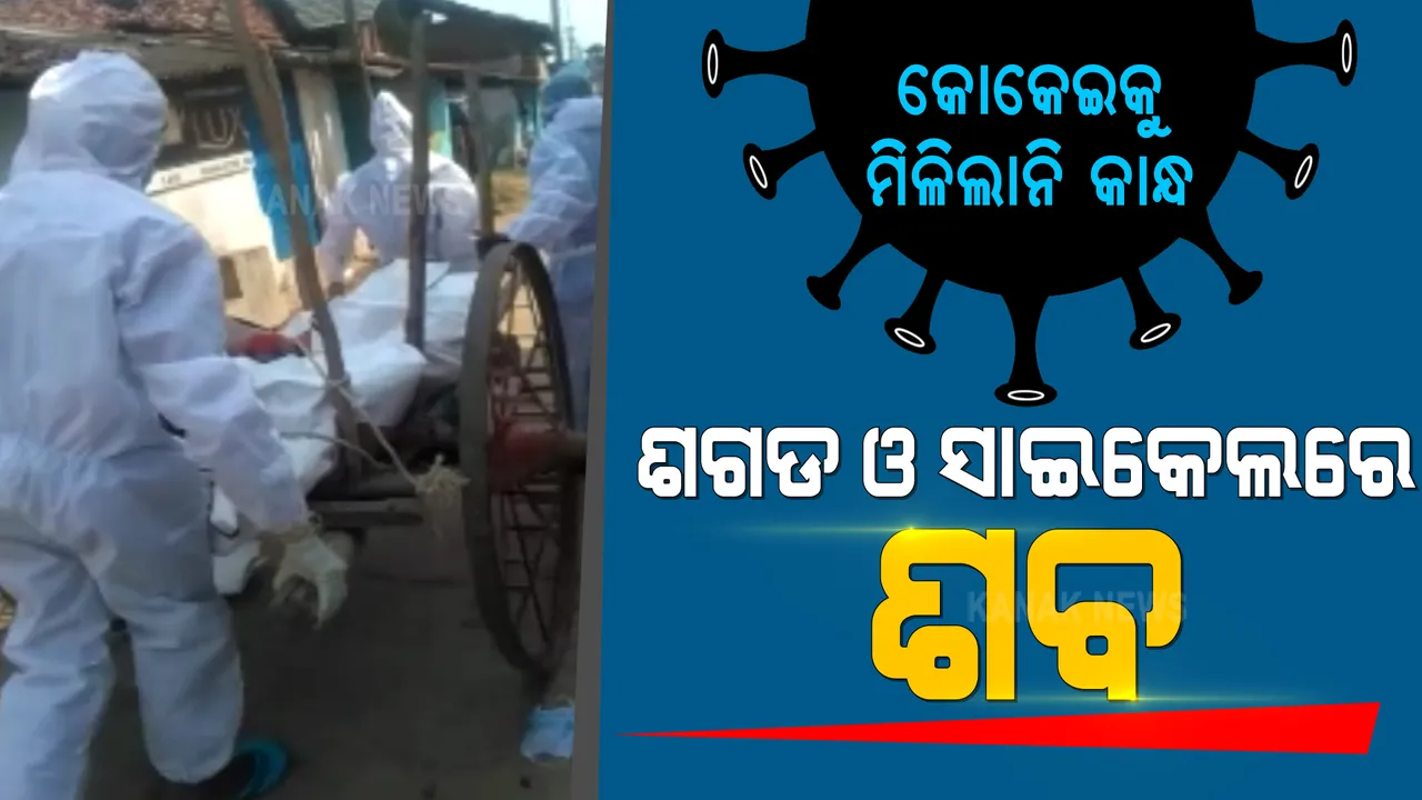 କରୋନା ମୃତ୍ୟୁର ଦୁଇଟି ହୃଦୟ ବିଦାରକ ଚିତ୍ର