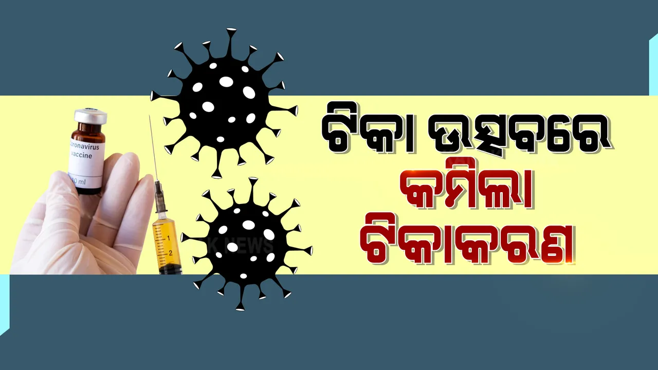  ଟିକାଉତ୍ସବର ପ୍ରଥମ ଦିନରେ ରାଜ୍ୟରେ ଲକ୍ଷେ ତଳକୁ ଖସିଲା ଟିକାକରଣ । ଟିକା ବଣ୍ଟନରେ ପାତର ଅନ୍ତର ଅଭିଯୋଗ କଲେ ମନ୍ତ୍ରୀ । 
