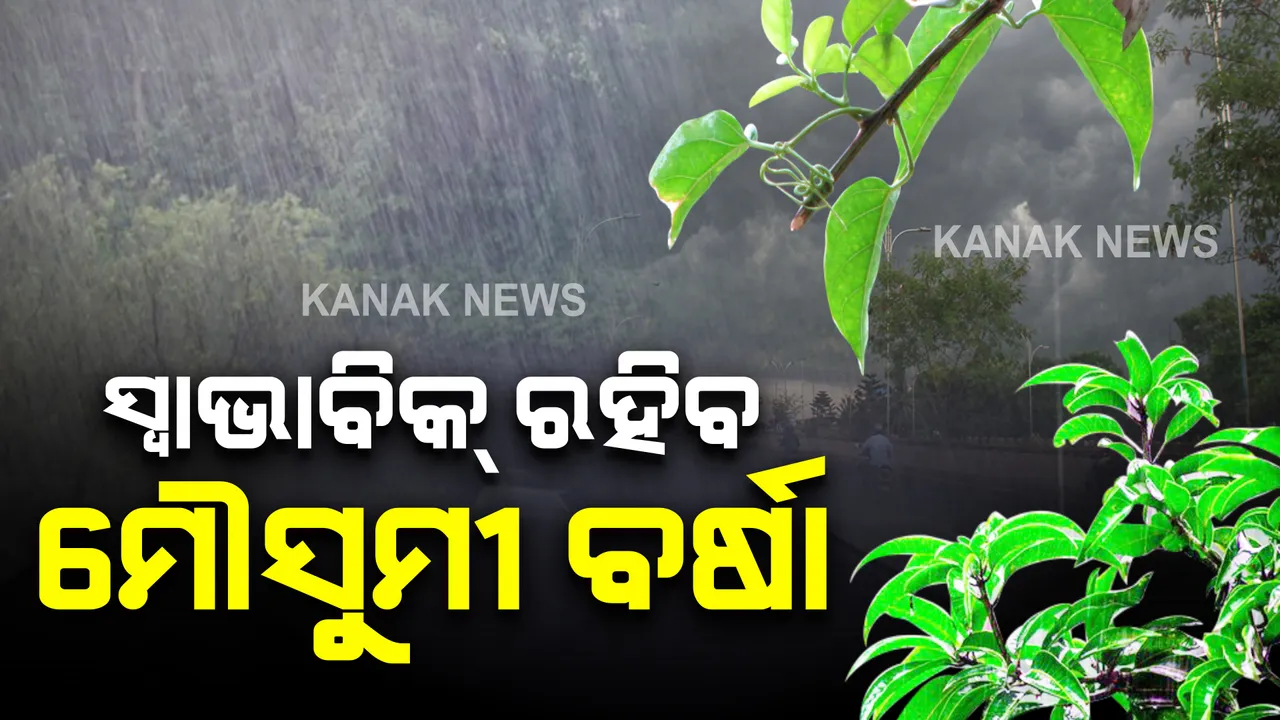  ଚଳିତ ବର୍ଷ ସ୍ୱାଭାବିକ ରହିବ ମୌସୁମୀ ବର୍ଷା