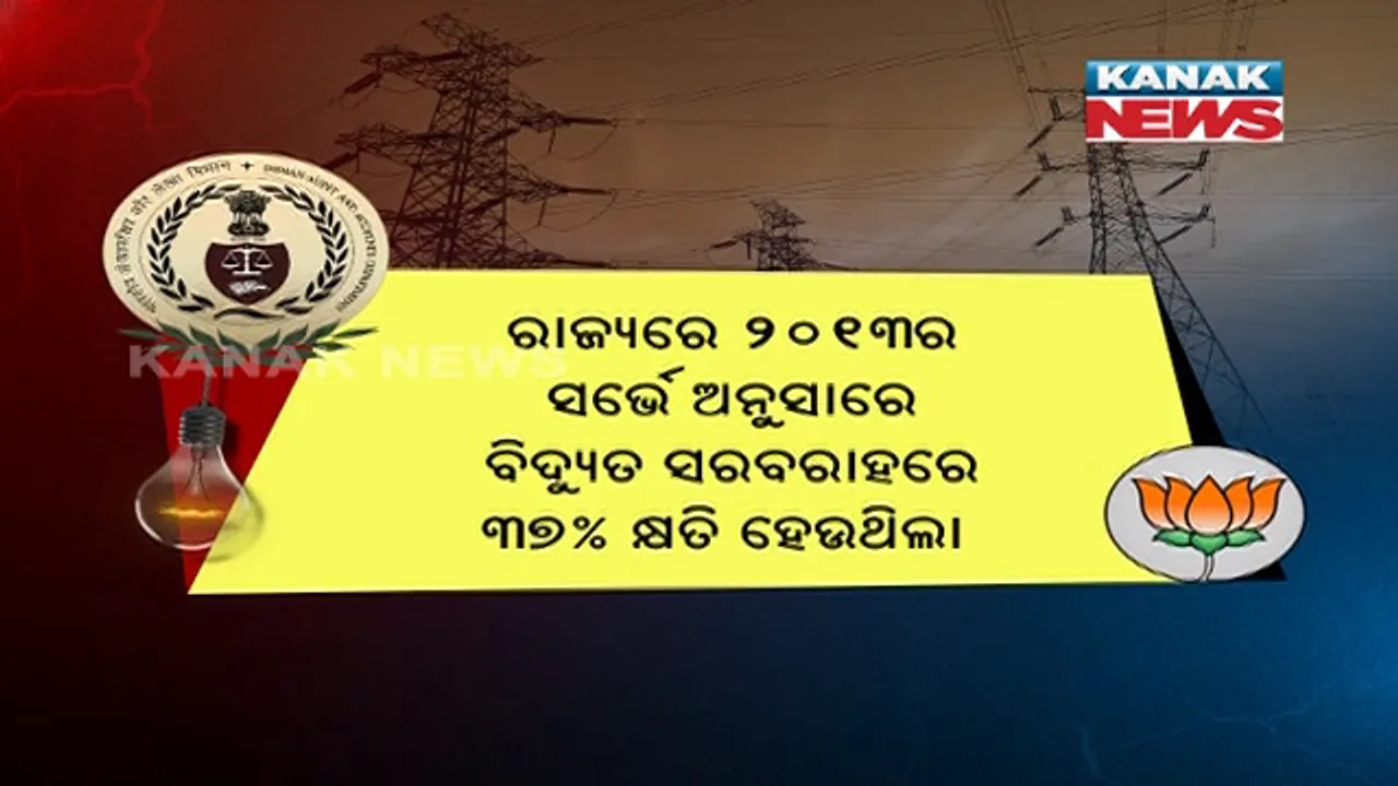  ସିଏଜି ରିପୋର୍ଟରେ ସାଂଘାତିକ ତଥ୍ୟ । ଟ୍ରାନ୍ସଫରମର କିଣାରେ ୧୭୫ କୋଟି ପାଣିରେ ପକାଇ ଦେଇଛନ୍ତି ସରକାର, ଘେରିଲା ବିଜେପି ।