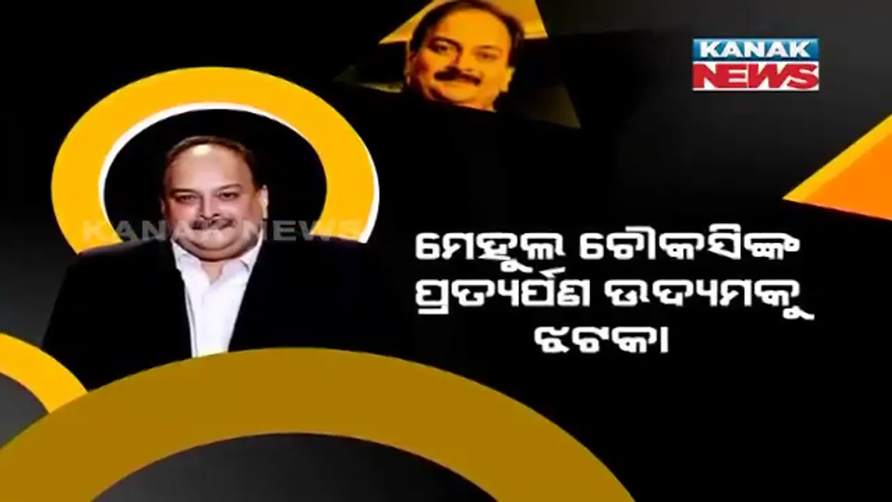  ଭାରତର ପଳାତକ ବ୍ୟବସାୟୀ ମେହୁଲ ଚୌକସି ପ୍ରତ୍ୟର୍ପଣ ଉଦ୍ୟମକୁ ଝଟକା । କୋର୍ଟ କହିଲା ଆଣ୍ଟିଗୁଆକୁ ଫେରାଯାଇପାରିବ । ଖସିଯିବା ବେଳେ ଡୋମିନିକାରେ ଧରାପଡିଥିଲା ମେହୁଲ ଚୌକସି ।