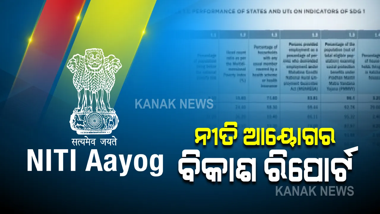  ନୀତି ଆୟୋଗର ୨୦୨୦-୨୦୨୧ ବିକାଶ ସୂଚକାଙ୍କ ରିପୋର୍ଟ : ୨୮ ରାଜ୍ୟ ତାଲିକାରେ କେରଳ ପ୍ରଥମ ସ୍ଥାନରେ, ୧୯ ତମ ସ୍ଥାନରେ ଓଡିଶା