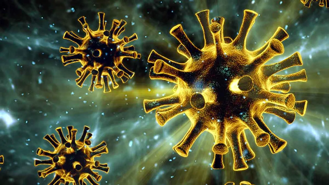  Abstract Coronavirus COVID-19 or virus backgrounds, virus or influenza concepts 