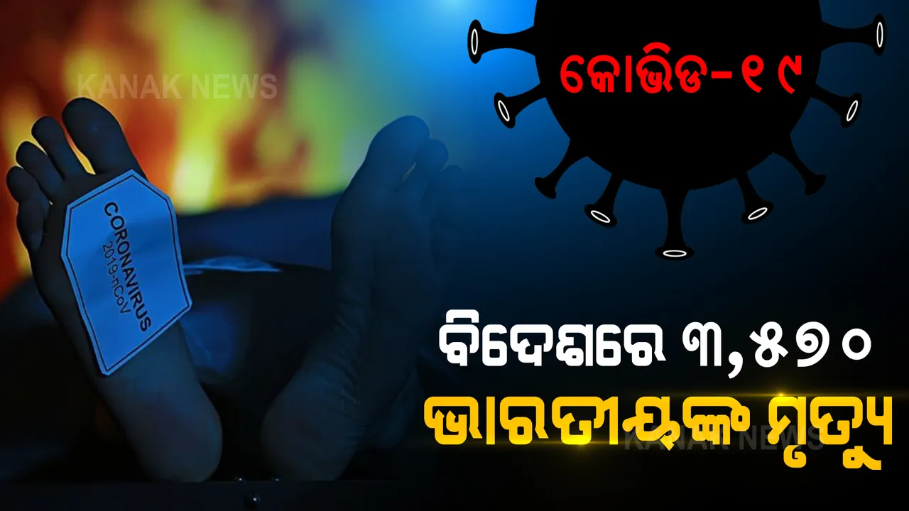  ରାଜ୍ୟସଭାରେ ବୈଦେଶିକ ମନ୍ତ୍ରଣାଳୟର ସୂଚନା । କରୋନା ସଂକ୍ରମଣରେ ବିଦେଶରେ ୩୫୭୦ ଭାରତୀୟଙ୍କ ମୃତ୍ୟୁ