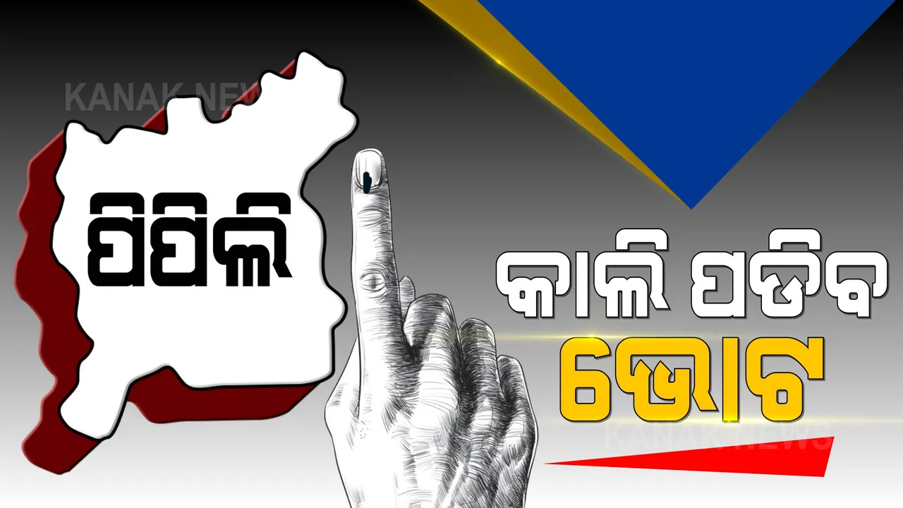  ରାତି ପାହିଲେ ପିପିଲି ଉପନିର୍ବାଚନ । ବିଧାୟକ ବାଛିବେ ପିପିଲିବାସୀ, ସକାଳ ୭ରୁ ମତଦାନ ।