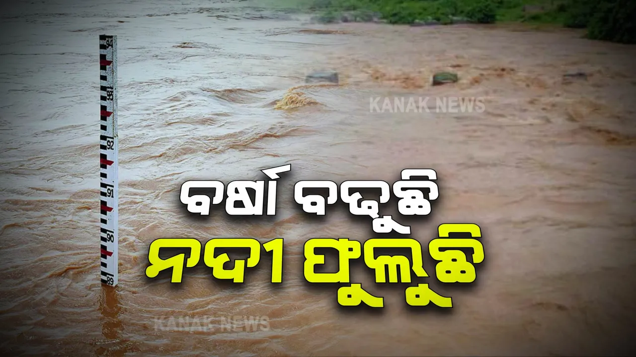  ବର୍ଷା ଛେଚୁଛି, ନଦୀ ଫୁଲୁଛି । ଜାଣନ୍ତୁ କେଉଁ ନଦୀରେ କଣ ରହିଛି ସ୍ଥିତି?