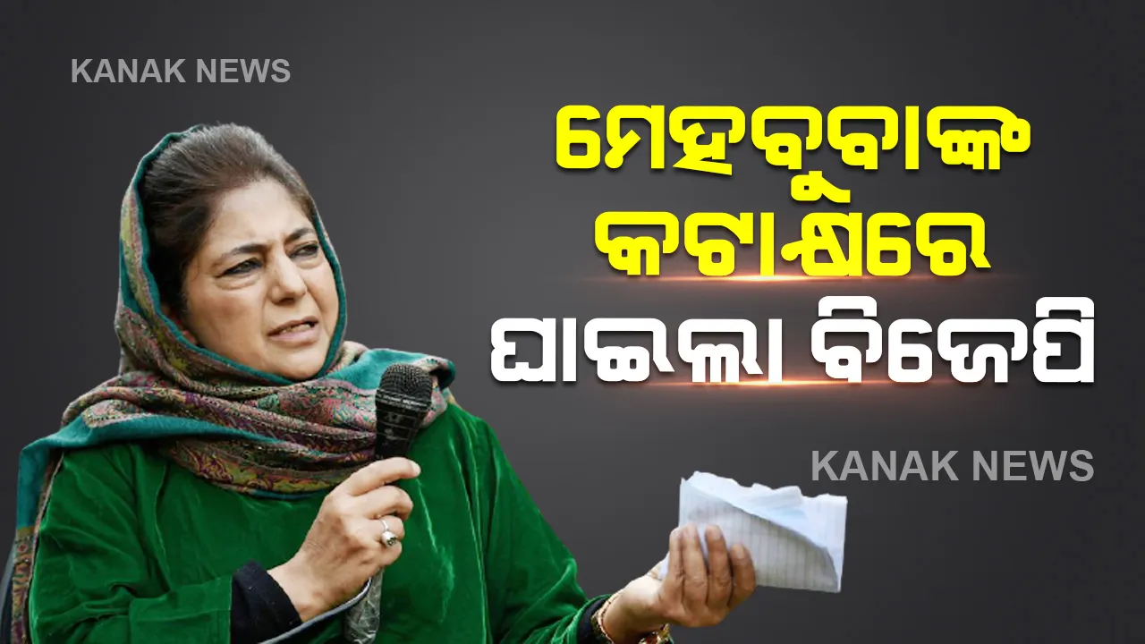  ସରଦାର ଖଲିସ୍ତାନୀ, ଆମେ ପାକିସ୍ତାନୀ ଓ ବିଜେପି କେବଳ ହିନ୍ଦୁସ୍ତାନୀ : ମେହବୁବା