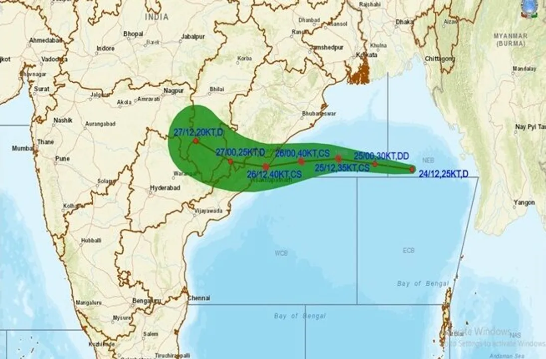  ବାତ୍ୟାର ରୂପ ନେଇପାରେ ଲଘୁଚାପ: ଆଜି ହୋଇପାରେ ଗଭୀର ଅବପାତରେ ପରିଣତ 