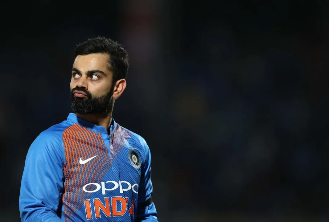  VISAKHAPATNAM, INDIA - FEBRUARY 24: Virat Kohli of India  is seen prior to game one of the T20I Series between India and Australia at ACA-VDCA Stadium on February 24, 2019 in Visakhapatnam, India. (Photo by Robert Cianflone/Getty Images) 