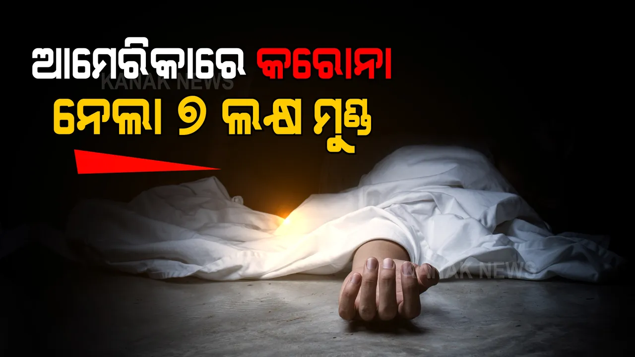  ଆମେରିକାରେ କରୋନା ନେଲାଣି ୭ ଲକ୍ଷ ଜୀବନ । ୩ ମାସରେ ଗଡିଲାଣି ଏକ ଲକ୍ଷରୁ ଅଧିକ ମୁଣ୍ଡ ।