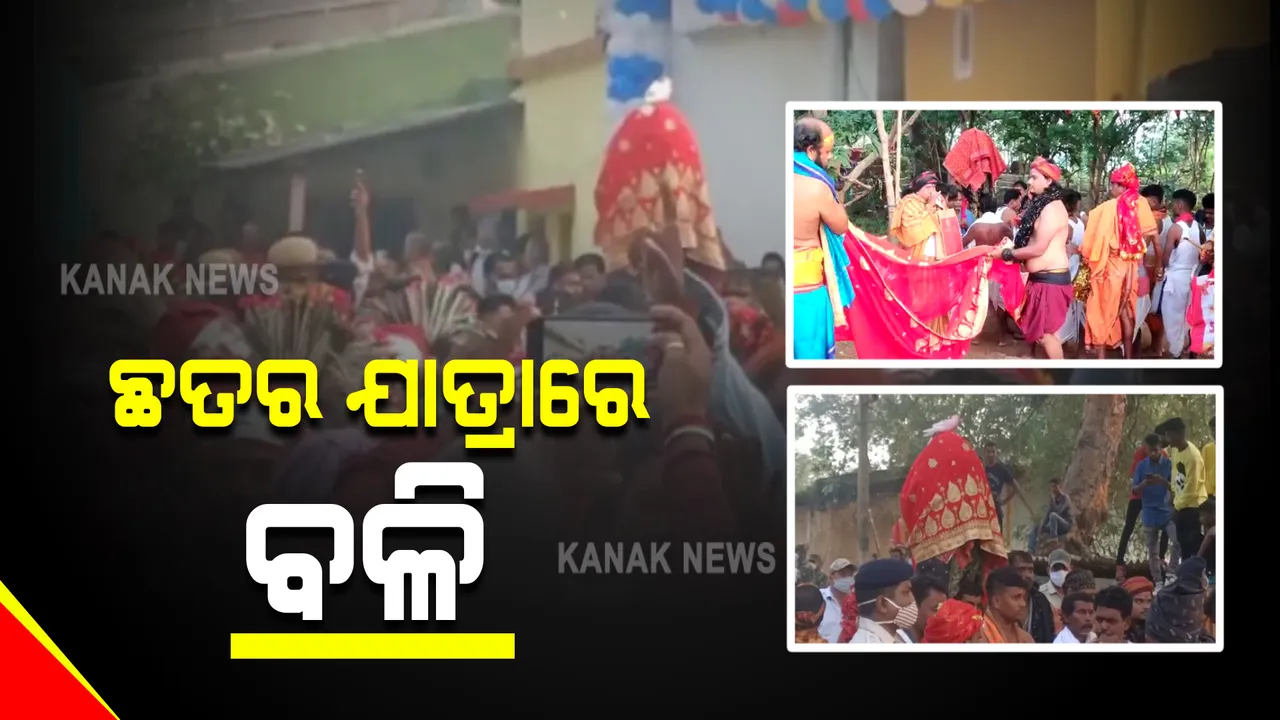  କଳାହାଣ୍ଡିର ଅଧିଷ୍ଠାତ୍ରୀ ଦେବୀ ମା’ ମାଣିକେଶ୍ୱରୀଙ୍କ ପୀଠରେ ଛତର ଯାତ୍ରା : କଟକଣା ମଧ୍ୟରେ ହେଲା ମା’ଙ୍କ ଛତ୍ର ପ୍ରତିମା ପୂଜା