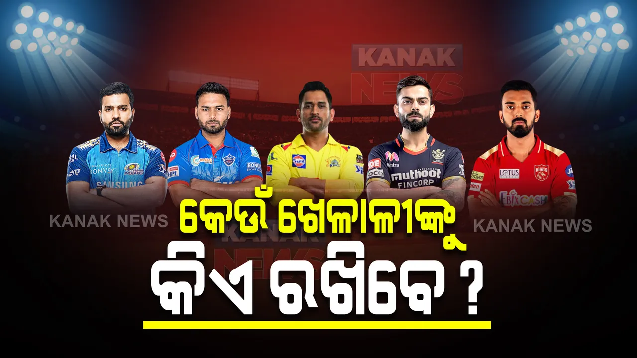  ଆଇପିଏଲ ମହାନିଲାମୀ : କେଉଁ ଦଳ କାହାକୁ ରଖିବେ, କାହାକୁ ଛାଡିବେ? ଧୋନୀଙ୍କୁ ନେଇ ଚେନ୍ନାଇ ନେଇପାରେ ବଡ ନିଷ୍ପତ୍ତି?