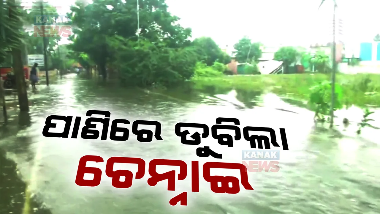  ଲଗାଣ ବର୍ଷା ହେଲା କାଳ: ପାଣିରେ ବୁଡିଲା ଚେନ୍ନାଇ, ପାଣିପାଗ ବିଭାଗର ସୂଚନା, ଆହୁରି ତିନି ଦିନ ହେବ ପ୍ରବଳ ବର୍ଷା