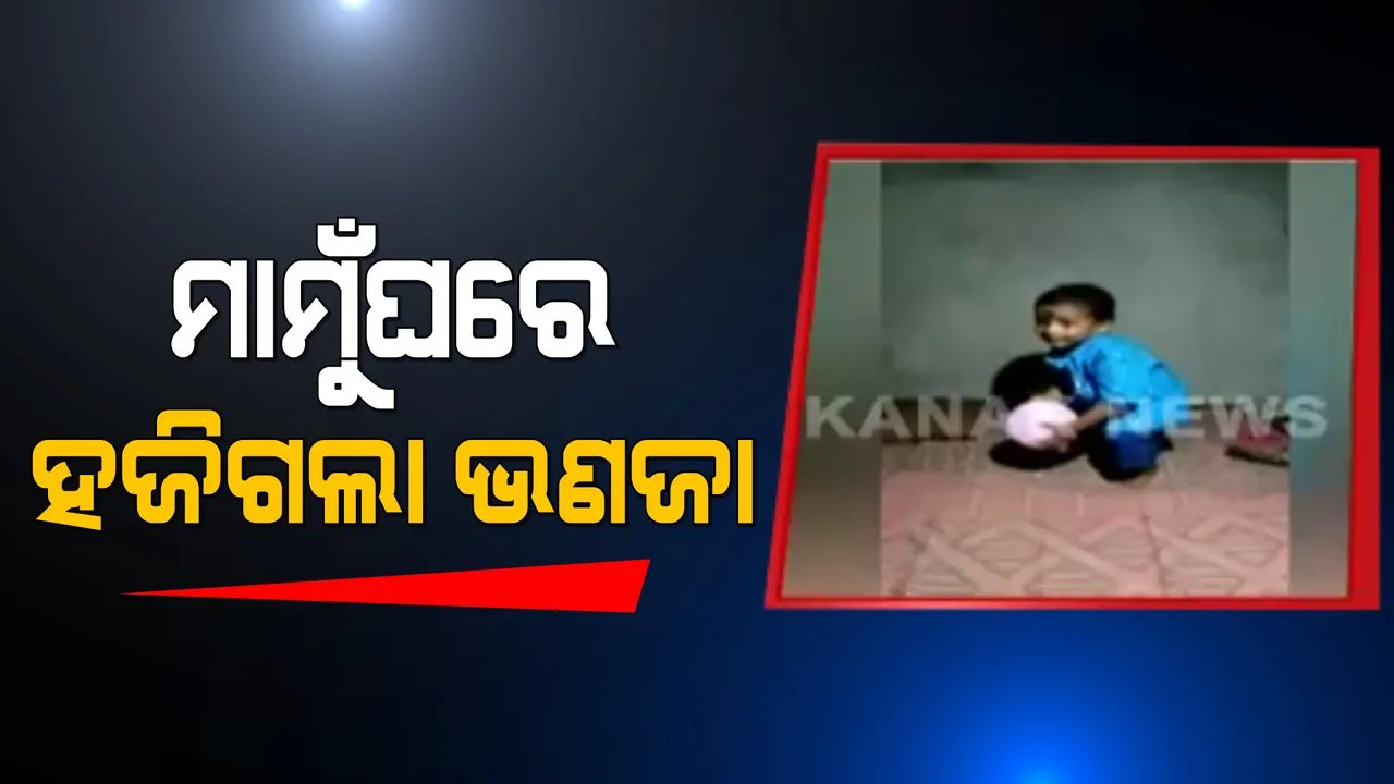 ମାମୁଁଘରକୁ ଆସି ହଜିଗଲା ଭଣଜା: ଗାଁ ଦାଣ୍ଡରେ ଖେଳୁଥିବାବେଳେ ୨ ବର୍ଷର ଶିଶୁ ପୁତ୍ର ନିଖୋଜ
