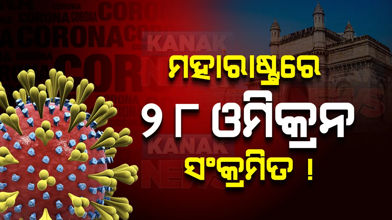  ମହାରାଷ୍ଟ୍ରରେ ୨୮ ଓମିକ୍ରନରେ ସଂକ୍ରମିତ ହୋଇଥିବା ସନ୍ଦେହ । ଜିନମ୍ ସିକ୍ୱେନ୍ସିଂ ପଠାଗଲା ସମସ୍ତଙ୍କ ନମୁନା