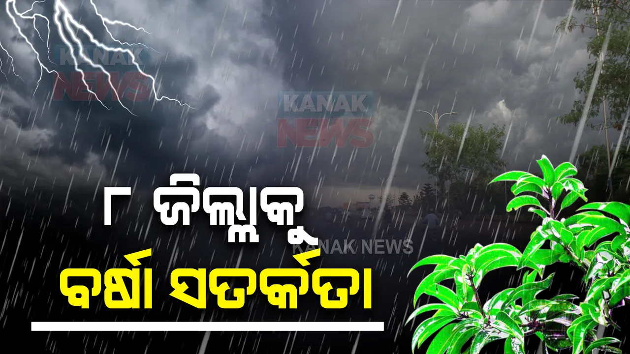  ଭିଜିପାରେ ରାଜ୍ୟର ୮ ଜିଲ୍ଲା