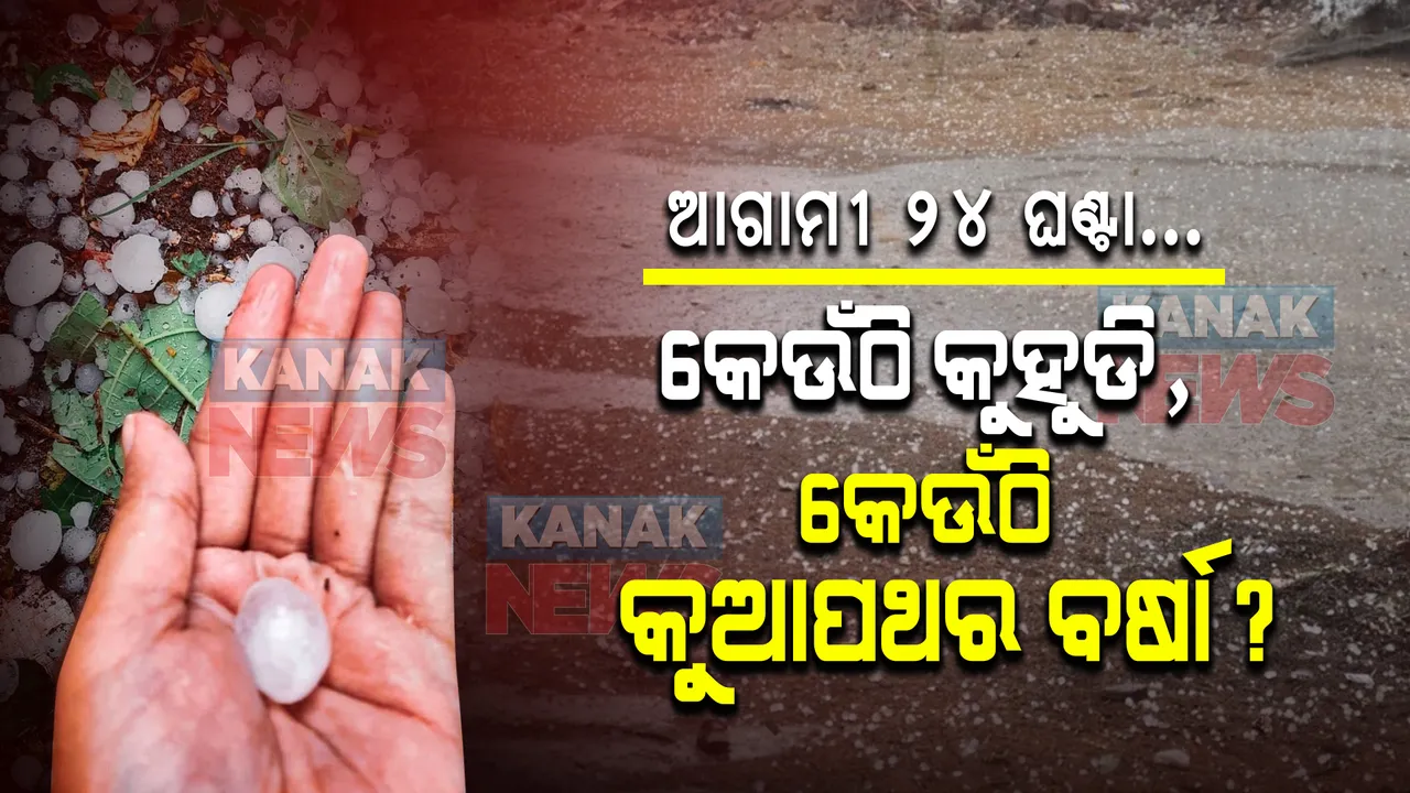  ଆସନ୍ତା ୨୪ ଘଣ୍ଟା... ଜାଣନ୍ତୁ କେଉଁଠି କୁହୁଡି, କେଉଁଠି ହେବ କୁଆପଥର ବର୍ଷା?
