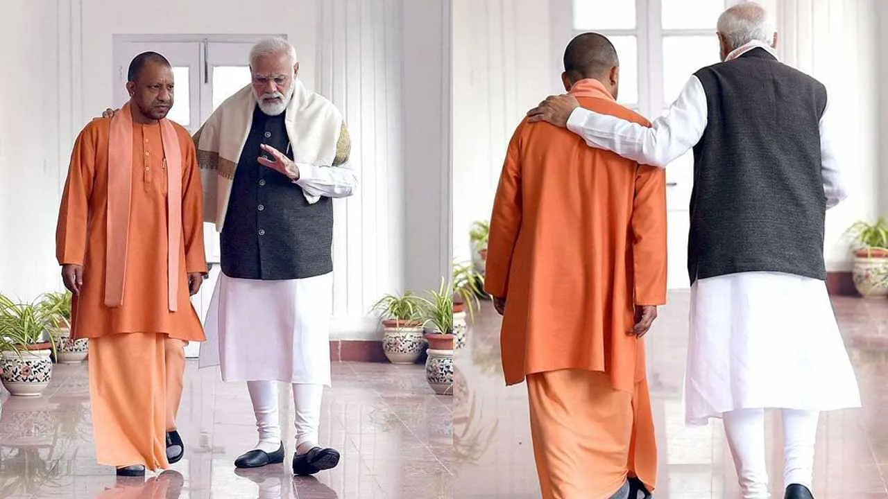  ଯୋଗୀଙ୍କୁ ପ୍ରଂଶସା କଲେ ମୋଦୀ । କହିଲେ, ୫ ବର୍ଷ ପୂର୍ବେ ଉତ୍ତରପ୍ରଦେଶରେ ମାଫିଆରାଜ ଥିଲା, ଯୋଗୀ ସରକାର ଏମାନଙ୍କୁ ସାବାଡ କରି ଠିକ୍ ଜାଗାରେ ପହଞ୍ଚାଇଛନ୍ତି । 