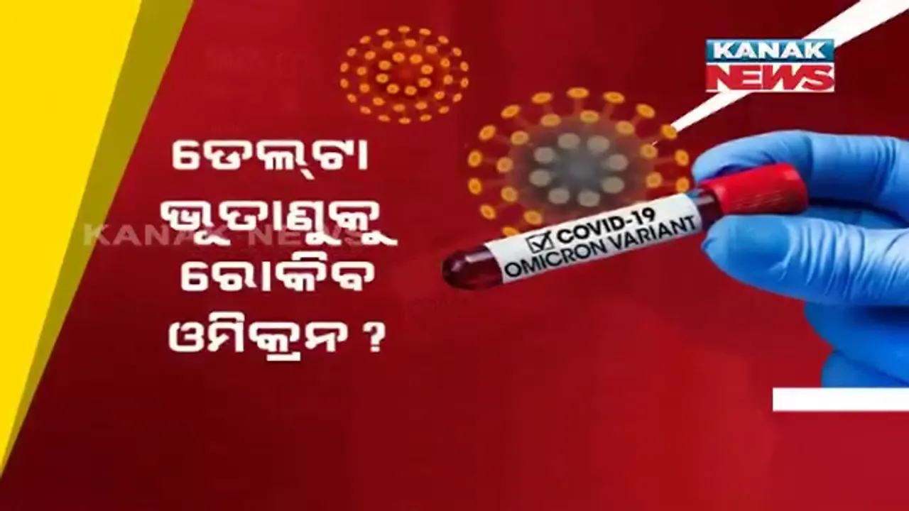  ଓମିକ୍ରନର ଭୟ ଭିତରେ ଭଲ ଖବର । ଡେଲଟା ବିରୋଧରେ ମୁକାବିଲା ପାଇଁ ଆଣ୍ଟିବଡି ସୃଷ୍ଟି କରୁଛି ଓମିକ୍ରନ ।