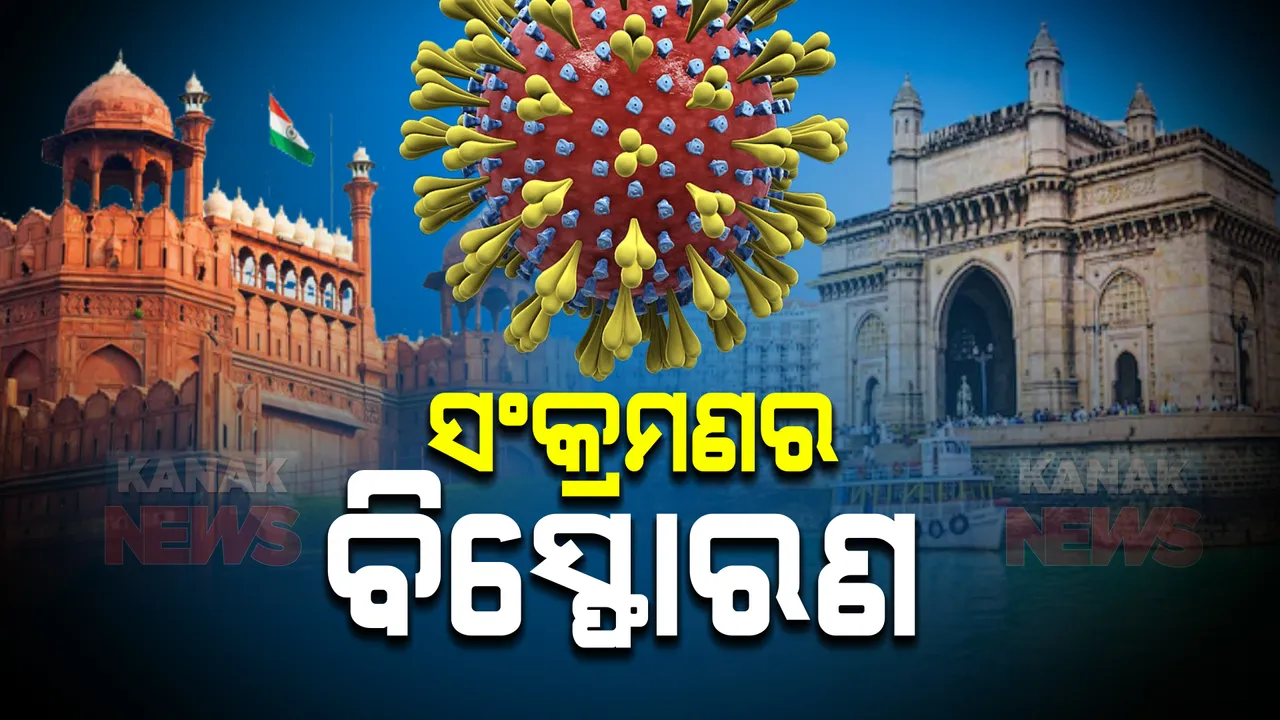  ଦିଲ୍ଲୀ, ମହାରାଷ୍ଟ୍ରରେ କରୋନା ସଂକ୍ରମଣର ବିସ୍ଫୋରଣ : ପୂର୍ବଦିନର ରେକର୍ଡ ଭାଙ୍ଗୁଛି ଦୈନିକ ସଂକ୍ରମଣ