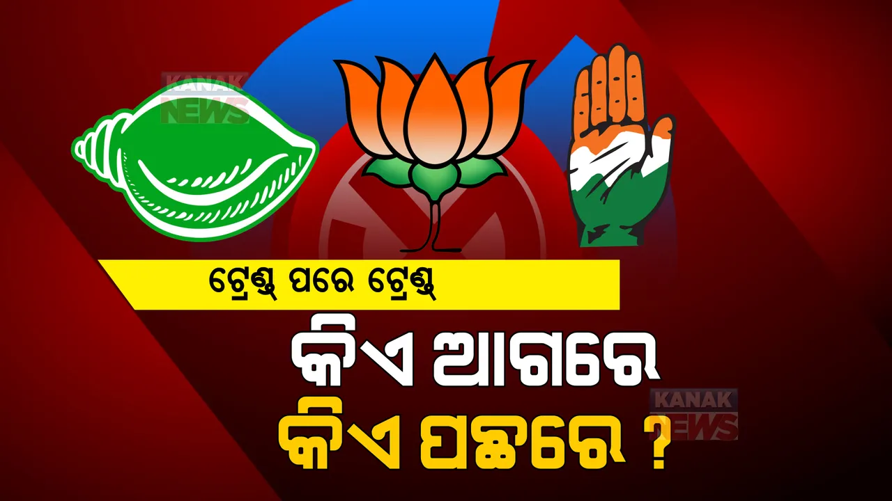  ପଞ୍ଚାୟତ ଫଇସଲା: ଟ୍ରେଣ୍ଡ ଦେଉଛି ‘ପଦ୍ମ’କୁ ଟେନସନ୍, ରାତି ୯ଟା ୨୦ ସୁଦ୍ଧା ଟ୍ରେଣ୍ଡରେ ଆଗରେ ବିଜେଡି ।