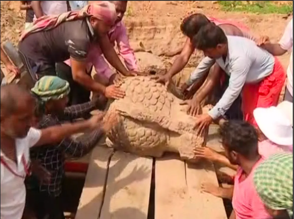  ଏମାରମଠ ଖନନ ବେଳେ ମିଳିଥିବା ‘ସିଂହ’କୁ ନେଲା ଏଏସଆଇ । ଐତିହ୍ୟ ସମ୍ପନ୍ନ ମୂର୍ତ୍ତିକୁ କରାଯିବ ସଂରକ୍ଷିତ ।