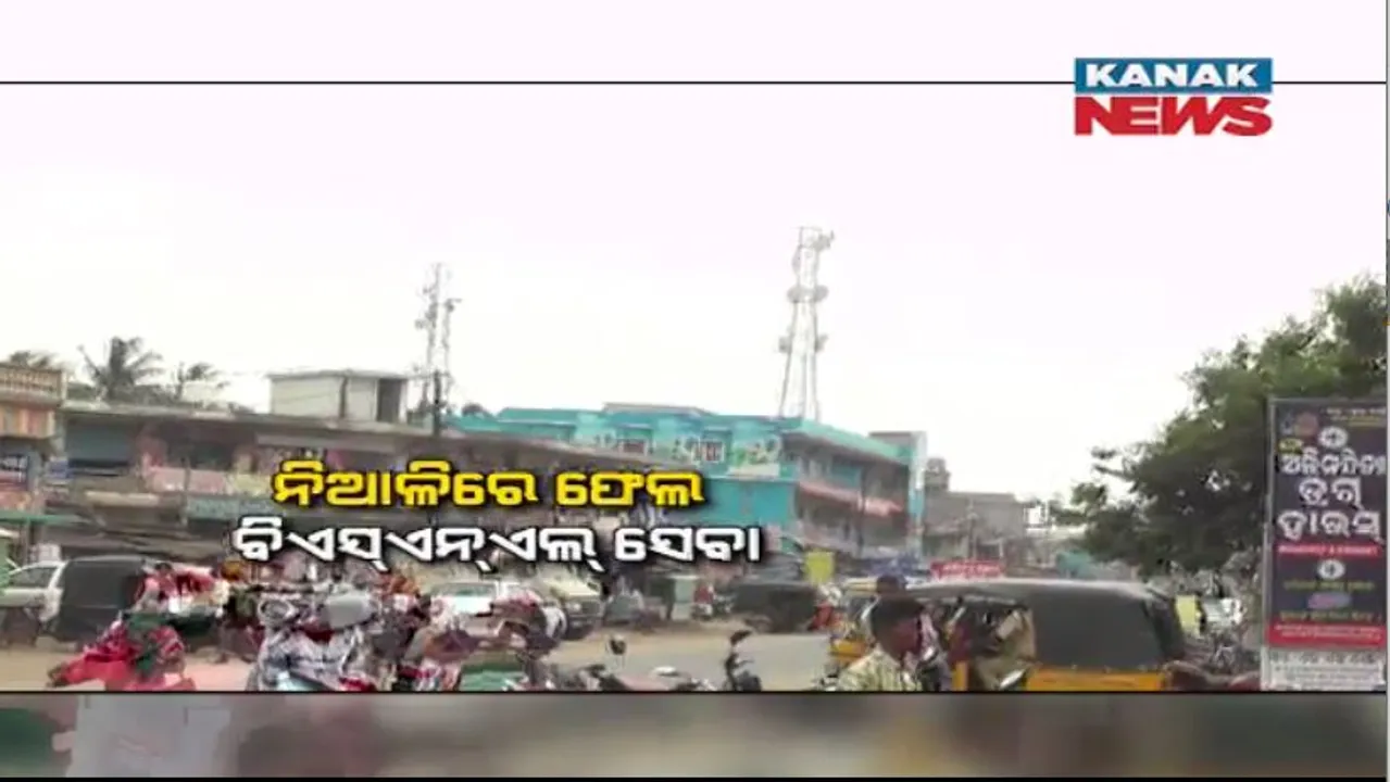  ନିଆଳିରେ ବିଏସଏନଏଲ ଟାୱାର ଅଛି, ହେଲେ ସିଗନାଲ ନାହିଁ। ନେଟୱାର୍କ ନଥିବାରୁ ସରକାରୀ ଓ ବେସରକାରୀ ସଂସ୍ଥାରେ ରହୁନି ଲିଙ୍କ।