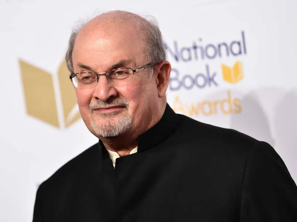  FILE - Salman Rushdie attends the 68th National Book Awards Ceremony and Benefit Dinner on Nov. 15, 2017, in New York. An Iranian government official denied on Monday, Aug. 15, 2022, that Tehran was involved in the assault on author Rushdie, in remarks that were the country's first public comments on the attack. (Photo by Evan Agostini/Invision/AP, File) 