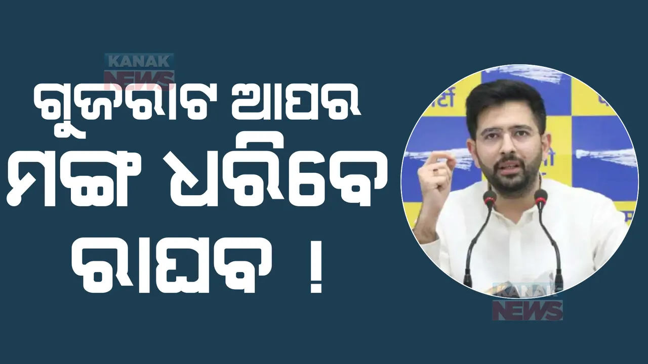  ଗୁଜରାଟ ବିଧାନସଭା ନିର୍ବାଚନରେ ଆପ୍ ତରଫରୁ ରାଘବ ଚଡ୍ଡାଙ୍କୁ ମିଳିପାରେ ବଡ ଦାୟୀତ୍ୱ । ଜାଣନ୍ତୁ କଣ କହିଲେ ଏହି ଯୁବନେତା