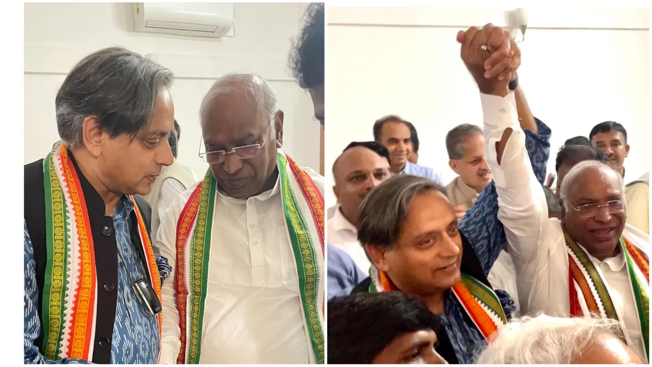  ଖଡଗେଙ୍କୁ ଶୁଭେଚ୍ଛା ଜଣାଇଲେ ଶଶୀ ଥରୁର, ସେୟାର କଲେ ସାକ୍ଷାତର ଫଟୋ।