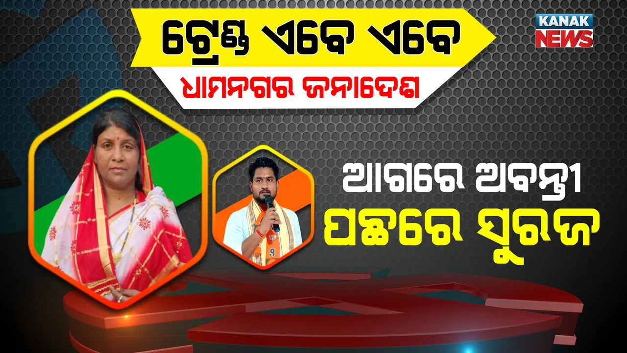  ବଦଳିଲା ଟ୍ରେଣ୍ଡ : ନବମ ରାଉଣ୍ଡରେ ବିଜେଡି ପ୍ରାର୍ଥୀ ଅବନ୍ତୀ ଦାସ ଆଗରେ