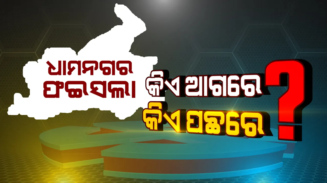  ଧାମନଗର ଉପ-ନିର୍ବାଚନ ଫଳାଫଳ : ତୃତୀୟ ରାଉଣ୍ଡ ସୁଦ୍ଧା କିଏ ଆଗରେ କିଏ ପଛରେ ?