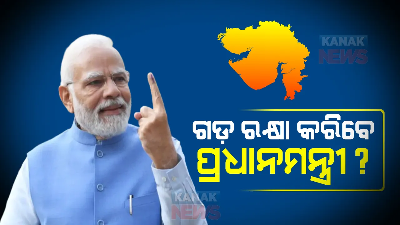  ଗୁଜରାଟରେ କିଏ ଗଢିବ ସରକାର, ଫଳାଫଳ ଉପରେ ଅଟକିଛି ସାରା ଦେଶର ନଜର । ମୋଦୀ ମ୍ୟାଜିକ ଅତୁଟ ରହିବ ନା ହାତ ଟେକିବ କଂଗ୍ରେସ ।