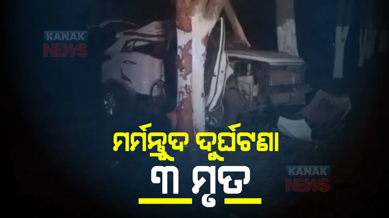  ମର୍ମନ୍ତୁଦ ଦୁର୍ଘଟଣା, ୩ ମୃତ