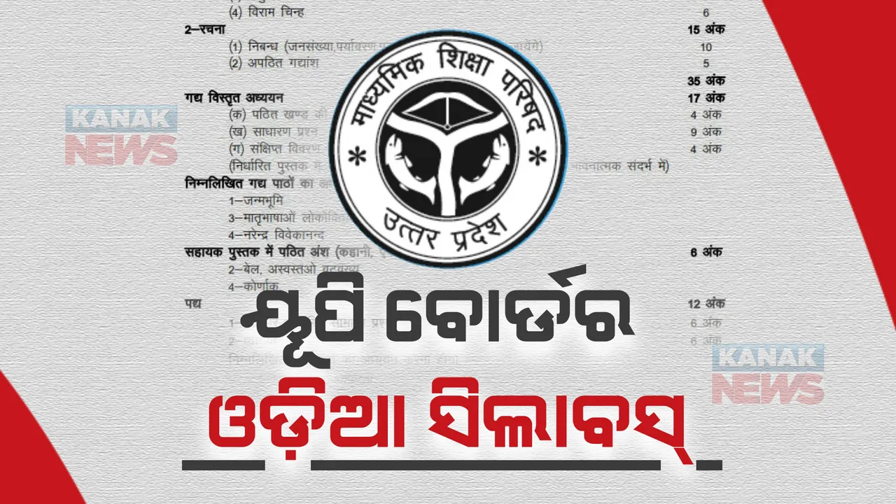  ଉତ୍ତରପ୍ରଦେଶ ଯାଏଁ ଲମ୍ବିଛି ନକଲି ସାର୍ଟିଫିକେଟ୍ ଗ୍ୟାଙ୍ଗର ଚେର : ୟୁପି ବୋର୍ଡରେ ଓଡ଼ିଆ ସିଲାବସ୍; ହିନ୍ଦୀରେ ଲେଖାଅଛି ଓଡ଼ିଆ ଭାଷା