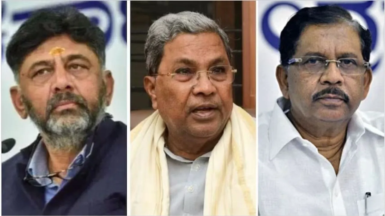  କର୍ଣ୍ଣାଟକରେ ନୂଆ ମନ୍ତ୍ରୀଙ୍କ ମଧ୍ୟରେ ବିଭାଗ ବଣ୍ଟନ। ସିଦ୍ଦରମୈୟାଙ୍କ ପାଖରେ ଅର୍ଥ, ଜି ପରମେଶ୍ୱରଙ୍କ ପାଖରେ ଗୃହ ବିଭାଗ 