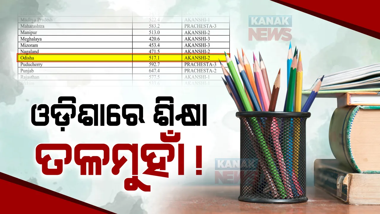  ଓଡିଶାରେ ଶିକ୍ଷା ତଳମୁହାଁ !