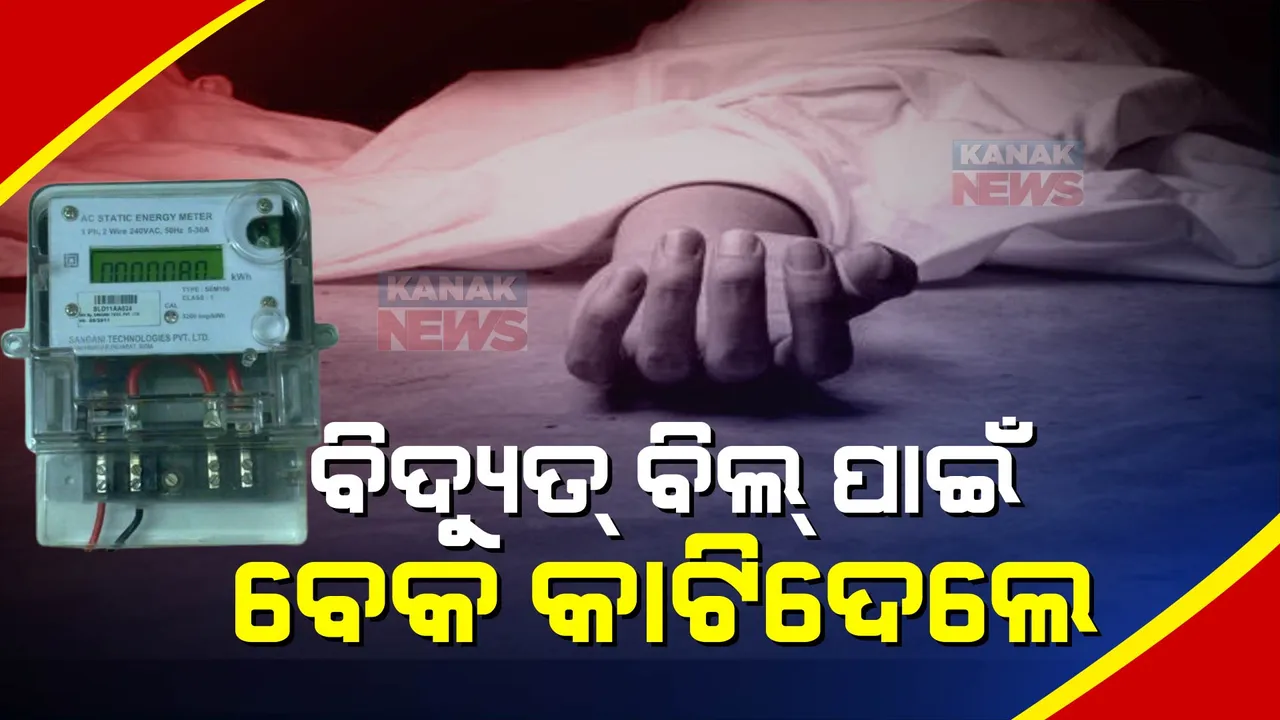  ବିଦ୍ୟୁତ ବିଲ ପାଇଁ ବେକ କାଟିଦେଲେ