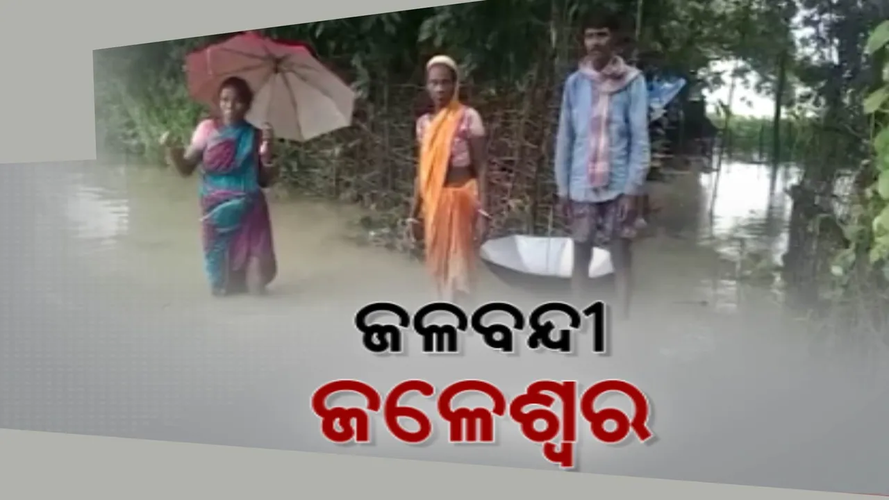  ବାଲେଶ୍ୱର ଜଳେଶ୍ୱରକୁ ନାକେଦମ୍ କଲାଣି ଲଗାଣ ବର୍ଷା । ଡ୍ରେନେଜ୍ ବ୍ୟବସ୍ଥା ନଥିବାରୁ ଗାଁ ଗଣ୍ଡାରେ ଜମି ରହିଛି ପାଣି । ଜଳବନ୍ଦୀ ହଜାର ହଜାର ଜୀବନ 