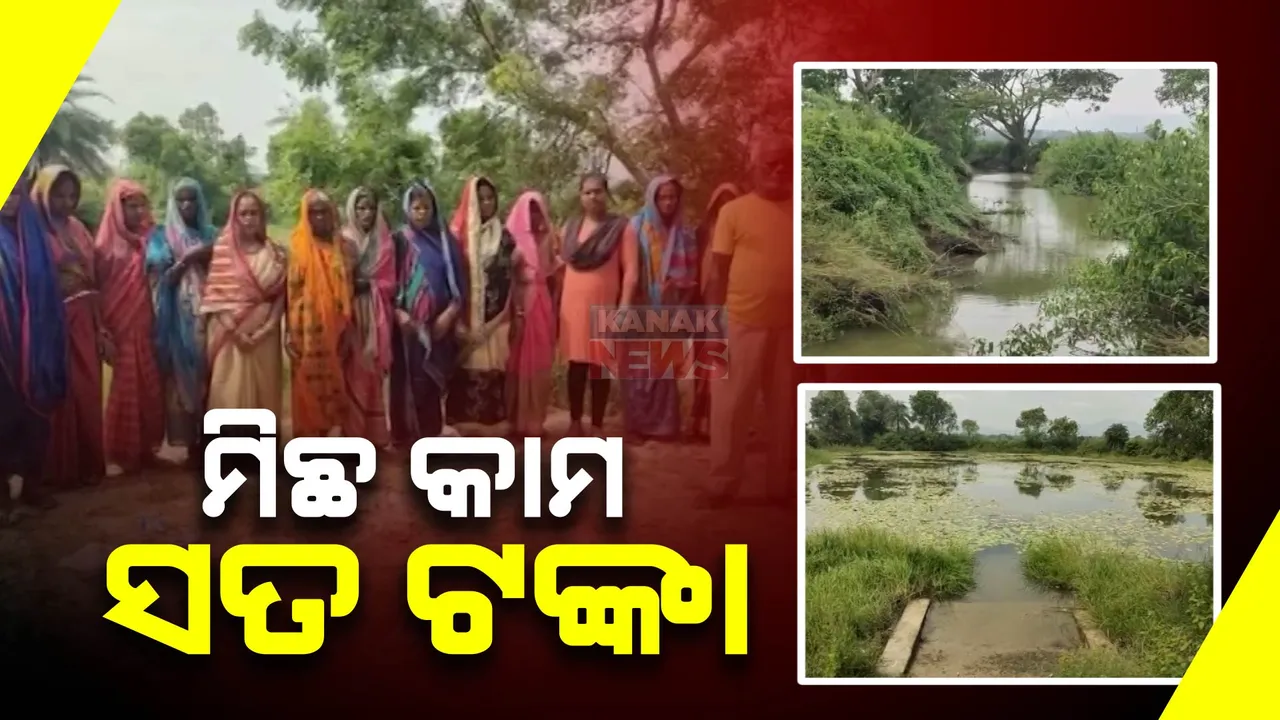  ଦଳ ଓ କାଠିକୁଟାରେ ପୋଖରୀ ଭର୍ତି । ସରକାରୀ କାଗଜରେ ସଫା କରାଯାଇଥିବା ଦର୍ଶାଇ ସରକାରୀ ଅର୍ଥ ହରିଲୁଟ