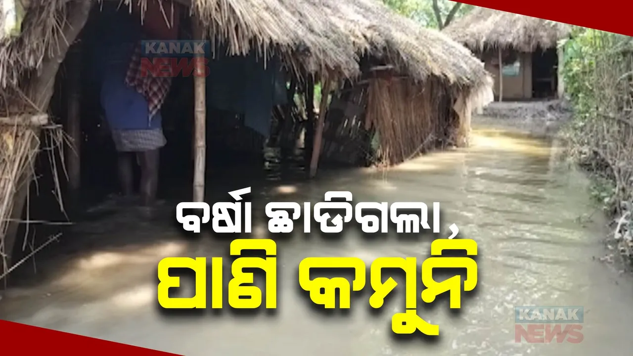  କମିଛି ବର୍ଷା, କମିନି ଦୁର୍ଦ୍ଦଶା । ଲଗାଣ ବର୍ଷା ପରର ଜଳବନ୍ଦୀ ଜୀବନ, ଭୋକ ଉପାସରେ ଗାଁ ଲୋକେ । ଉପୁଜିଛି ପିଇବା ପାଣି ସମସ୍ୟା ।