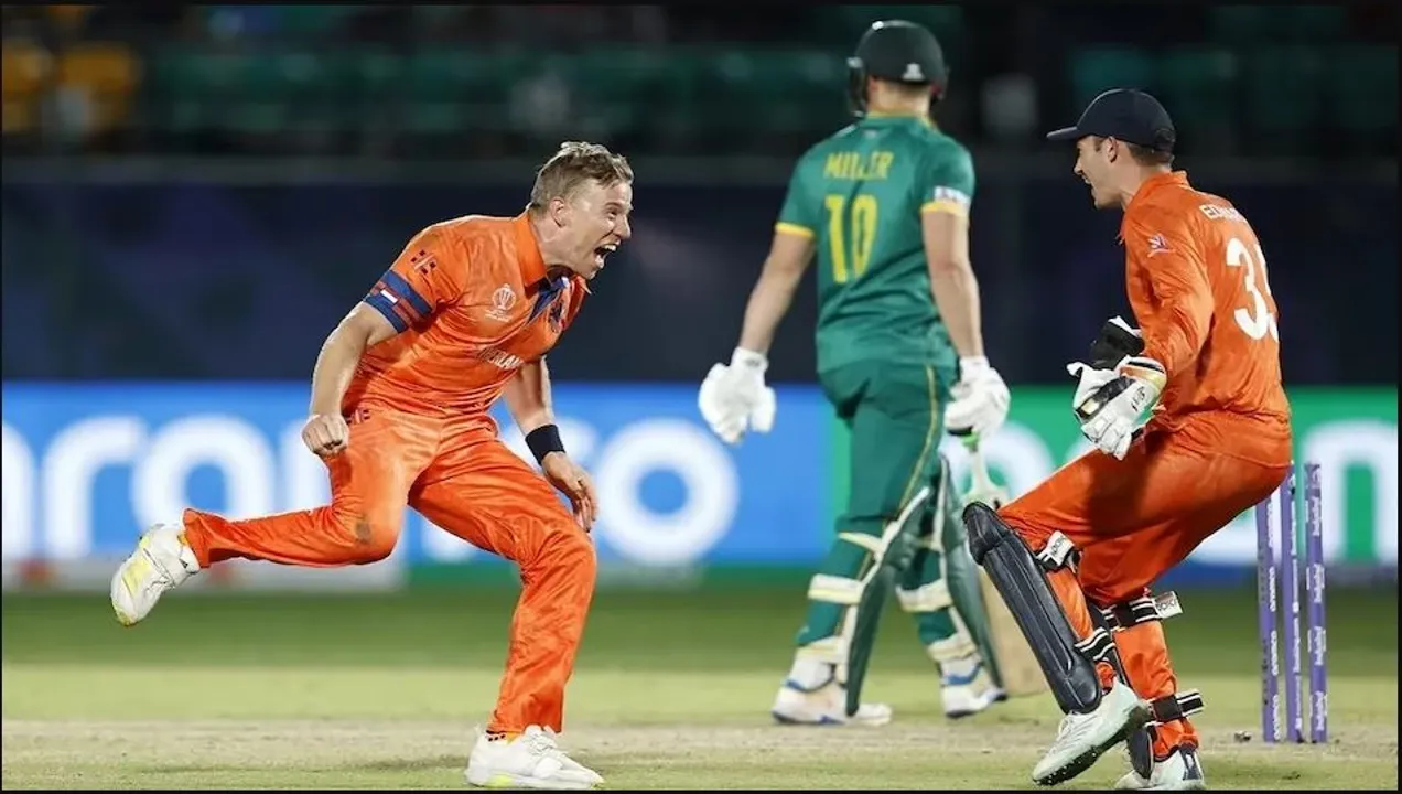  ବିଶ୍ୱକପରେ ଅବିଶ୍ୱସନୀୟ ଖେଳ ଖେଳିଲା ନେଦରଲ୍ୟାଣ୍ଡ । ୩୮ ରନରେ ଦକ୍ଷିଣ ଆଫ୍ରିକାକୁ କଲା ପରାଜିତ