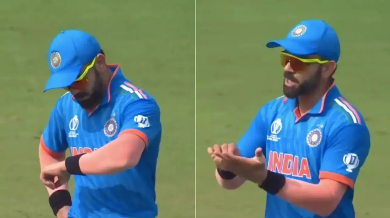  ମ୍ୟାଚ୍ ମଝିରେ ଚିଡିଲେ କୋହଲି! ଭିନ୍ନ ଶୈଳୀରେ ପାକିସ୍ତାନ ବ୍ୟାଟରଙ୍କୁ କଲେ ଟ୍ରୋଲ, ଭାଇରାଲ ହେଲା ଭିଡ଼ିଓ ।