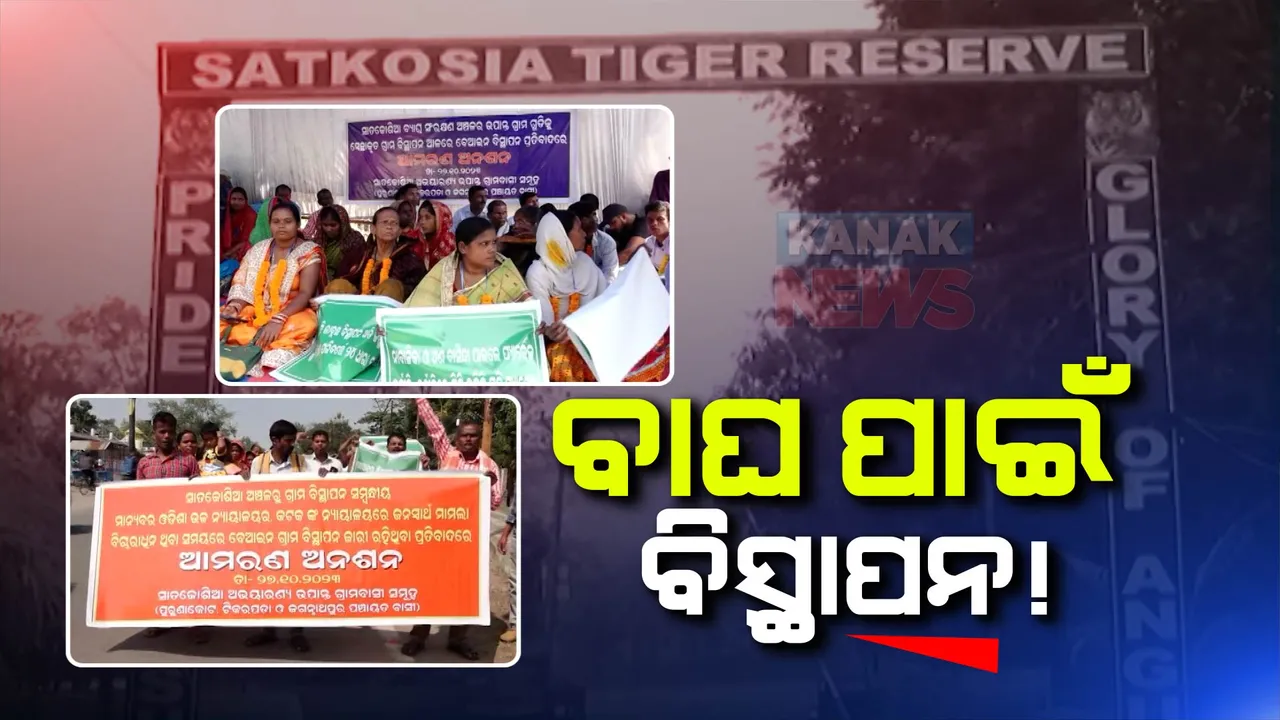  ସାତକୋଶିଆରେ ବନ ବିଭାଗର ବଡ଼ ଯୋଜନା । ଗାଁରୁ ହଟିବେ ଲୋକ, ଆସିବ ବାଘ । ମୁହାଁମୁହିଁ ହେଲେ ସପକ୍ଷବାଦୀ ଓ ବିପକ୍ଷବାଦୀ