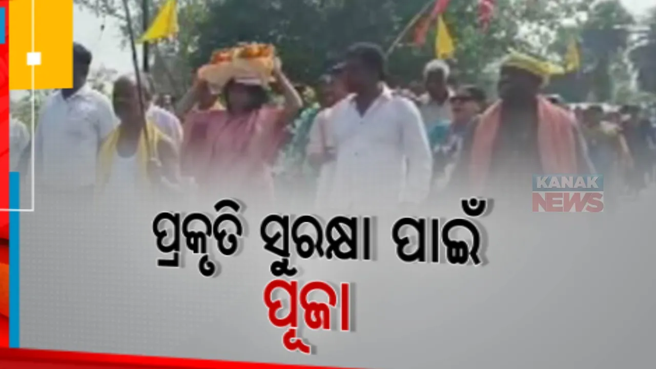  ଲୋକଙ୍କୁ ପ୍ରକୃତି କୋଳକୁ ଫେରାଇବା ପାଇଁ ନିଆରା ପ୍ରୟାସ । ବାଜା ବଜାଇ ଶୋଭାଯାତ୍ରାରେ ଯାଇ ବୃକ୍ଷ ପୂଜା କଲେ ଶତାଧିକ ଗ୍ରାମବାସୀ ।