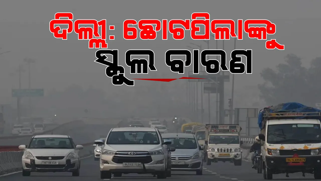  ବିଷବଳୟରେ ବ୍ୟତିବ୍ୟସ୍ତ ଦିଲ୍ଲୀ । ଦୁଇଦିନ ପାଇଁ ପ୍ରାଥମିକ ସ୍କୁଲ ବନ୍ଦ, ଡିଜେଲ ବସ, କାର ଯାତାୟତରେ କଟକଣା
